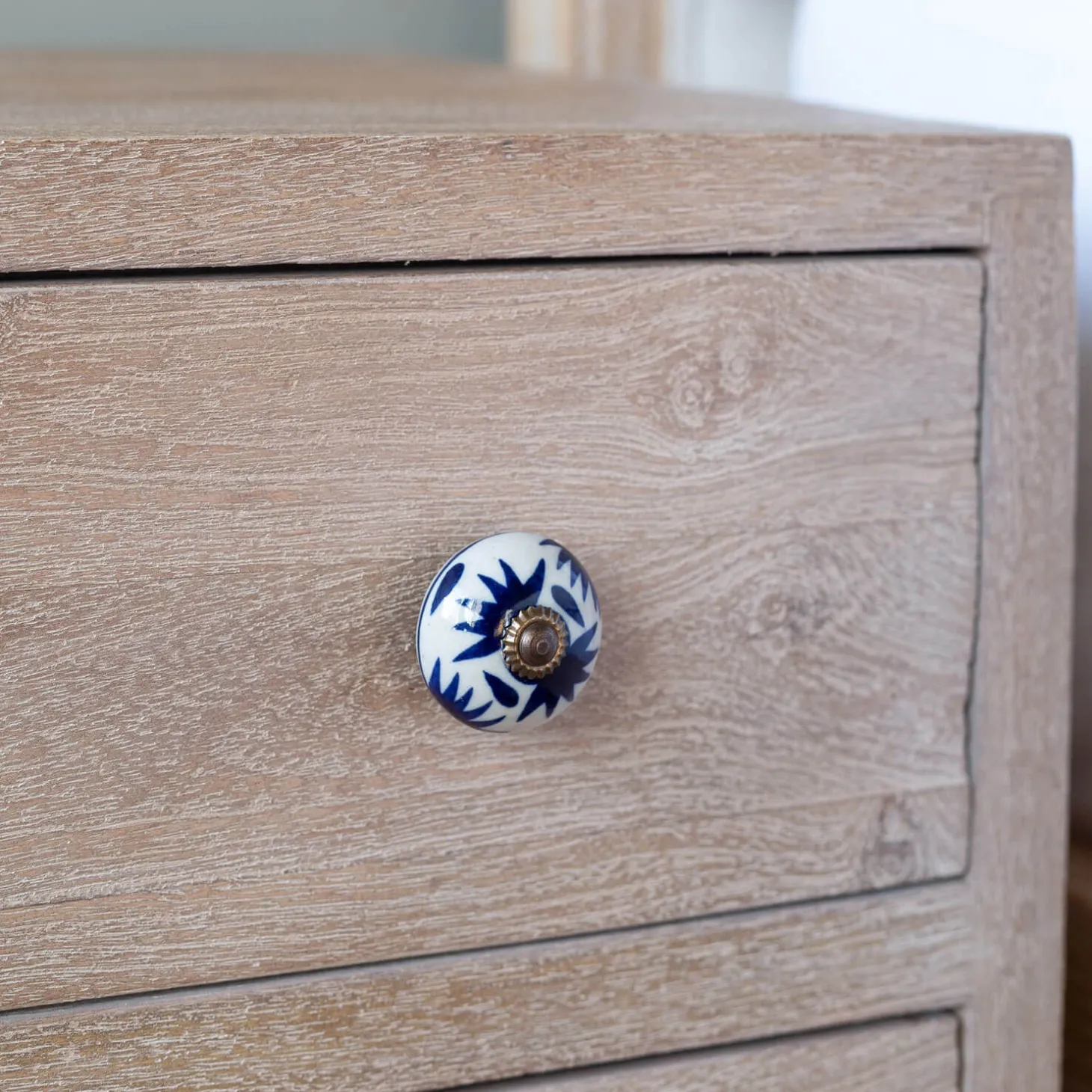 Ceramic Star Hand-Painted Knob