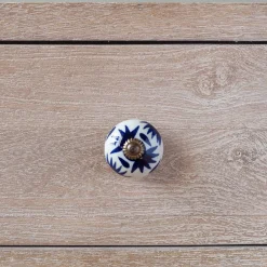 Ceramic Star Hand-Painted Knob
