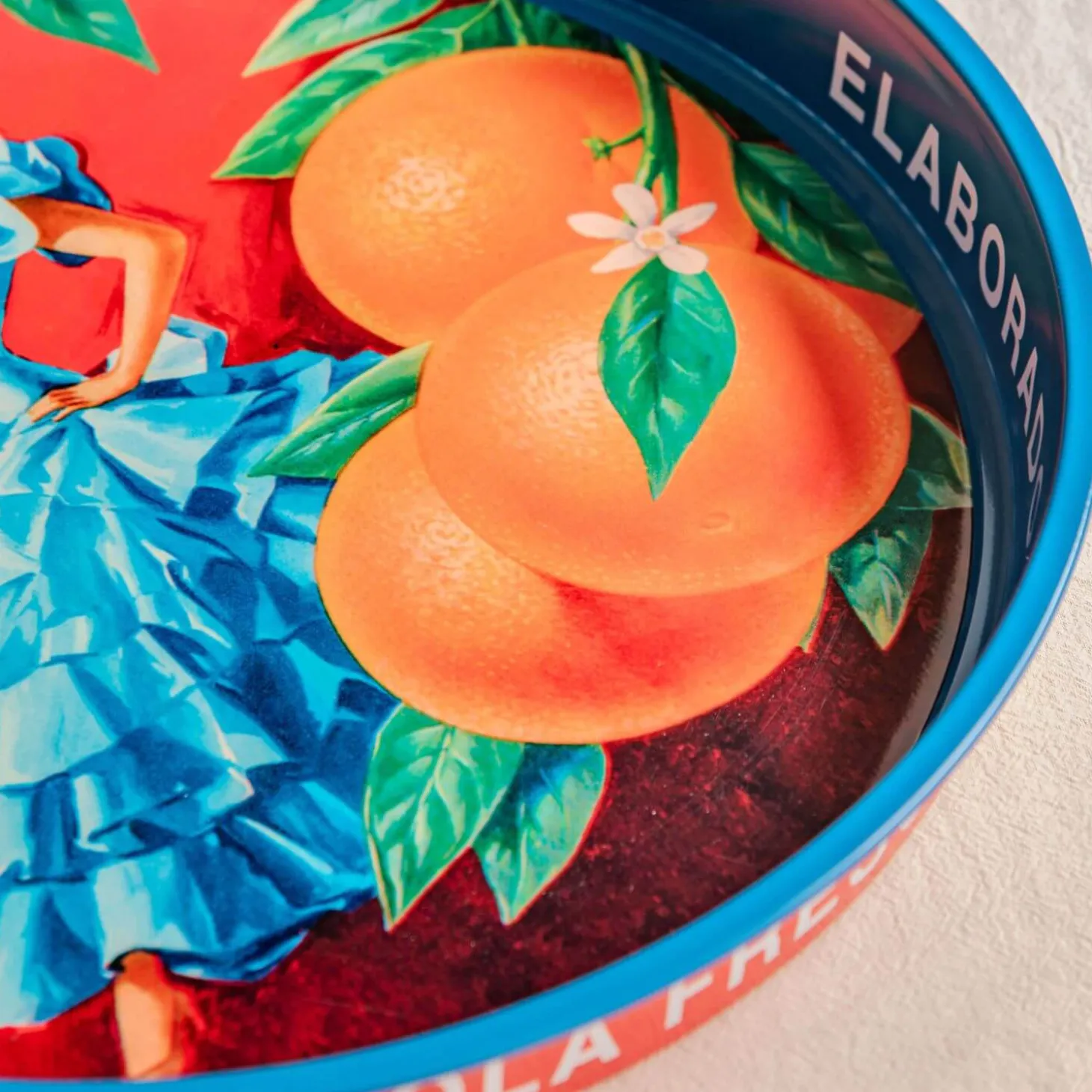 Cerveza Round Metal Tray