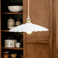 Chalk Metal Large Pendant Light