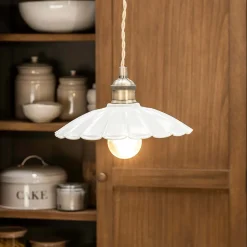 Chalk Metal Small Pendant Light