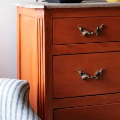 Chantilly Large Coral Patina Chest of Drawers