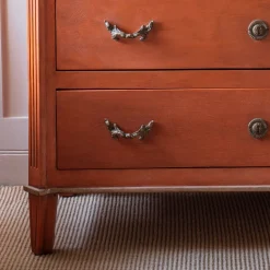 Chantilly Large Coral Patina Chest of Drawers