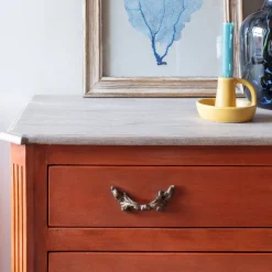 Chantilly Large Coral Patina Chest of Drawers