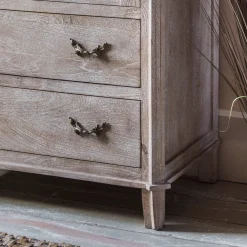 Chantilly Whitewashed Wardrobe