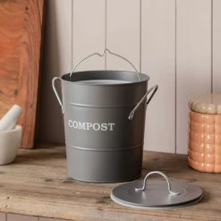 Charcoal Grey Compost Bucket