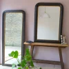 Charlie Black and Gold Beaded Mirrors