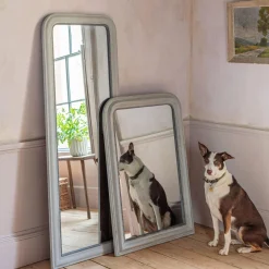 Charlie Grey Beaded Mirrors