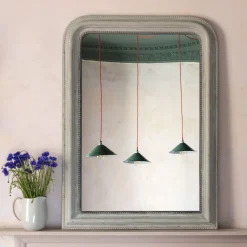 Charlie Grey Beaded Mirrors