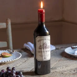 Chateau Wine Bottle Candle
