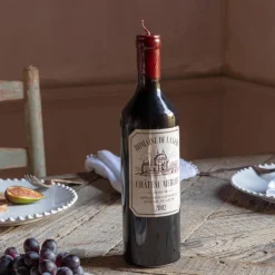 Chateau Wine Bottle Candle