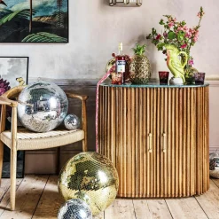 Chinora Oval Green Marble Bar