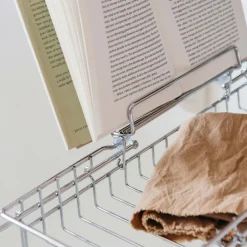 Chrome Bath Caddy with Stand