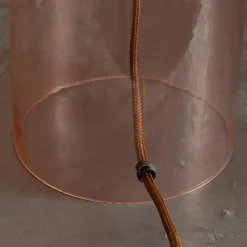Clarence Glass Table Lamp Rose - Large