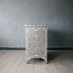 Classic Grey Mother of Pearl Chest of Drawers