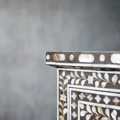Classic Grey Mother of Pearl Chest of Drawers