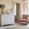 Classic White Mother of Pearl Chest of Drawers