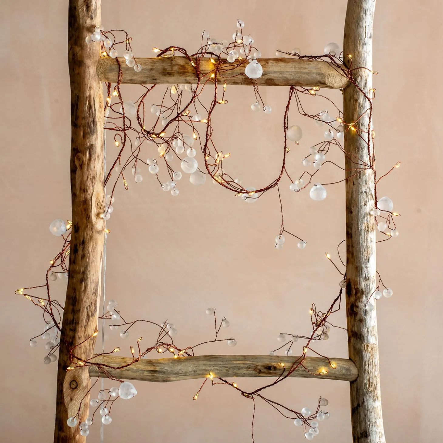 Clear Crystal Blossom String Lights