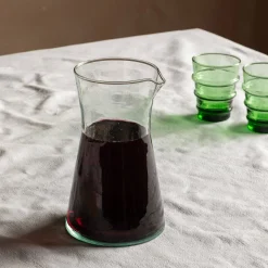 Clear Moroccan Glass Carafe
