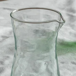 Clear Moroccan Glass Carafe