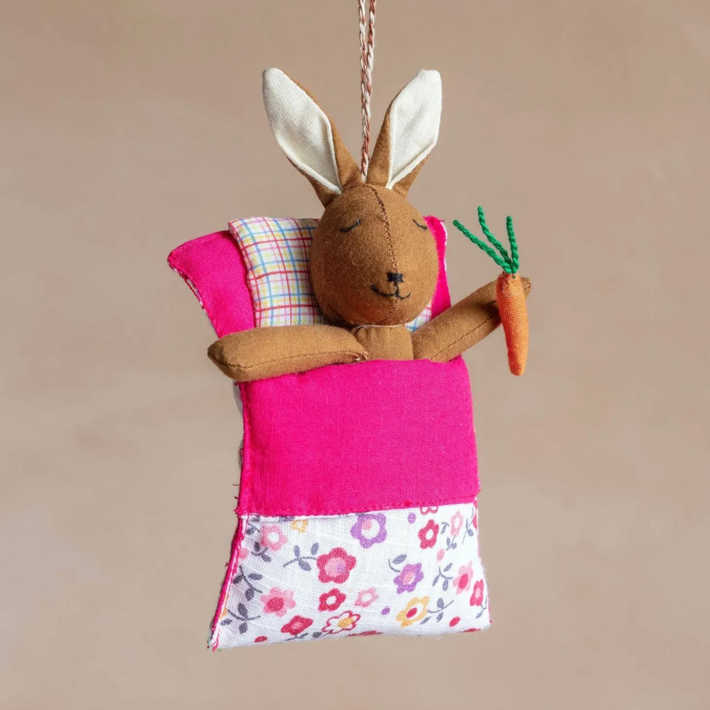 Coella Pink Rabbit Decoration