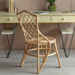 Cole Rattan Cross Dining Chair
