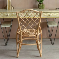 Cole Rattan Cross Dining Chair