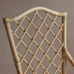 Cole Rattan Cross Dining Chair