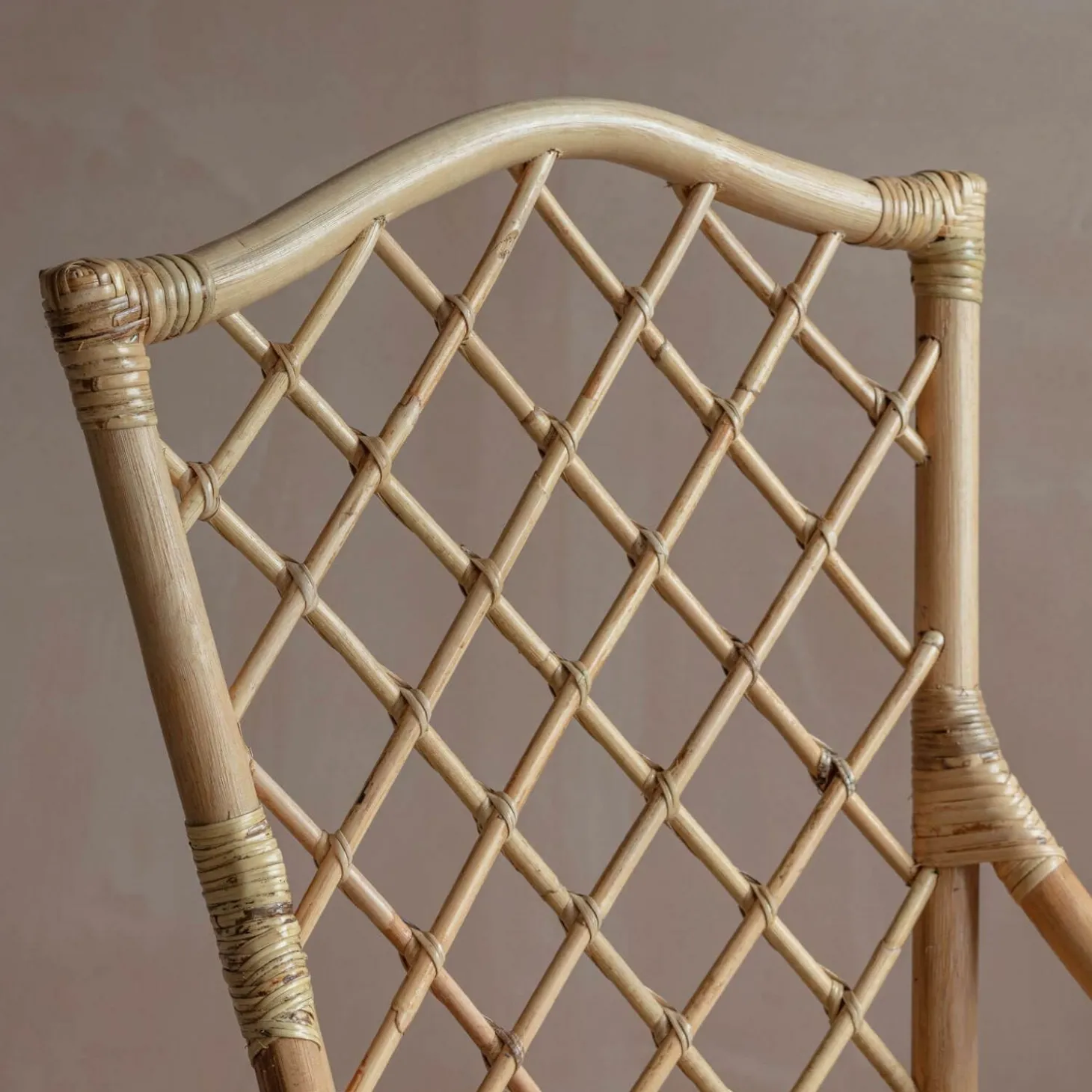 Cole Rattan Cross Dining Chair