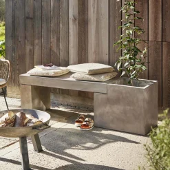 Concrete Bench Planter