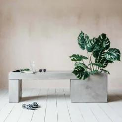 Concrete Bench Planter