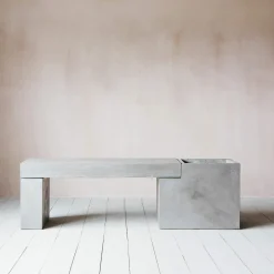 Concrete Bench Planter