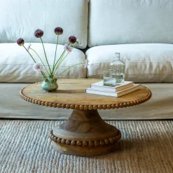 Condo Round Wooden Coffee Table