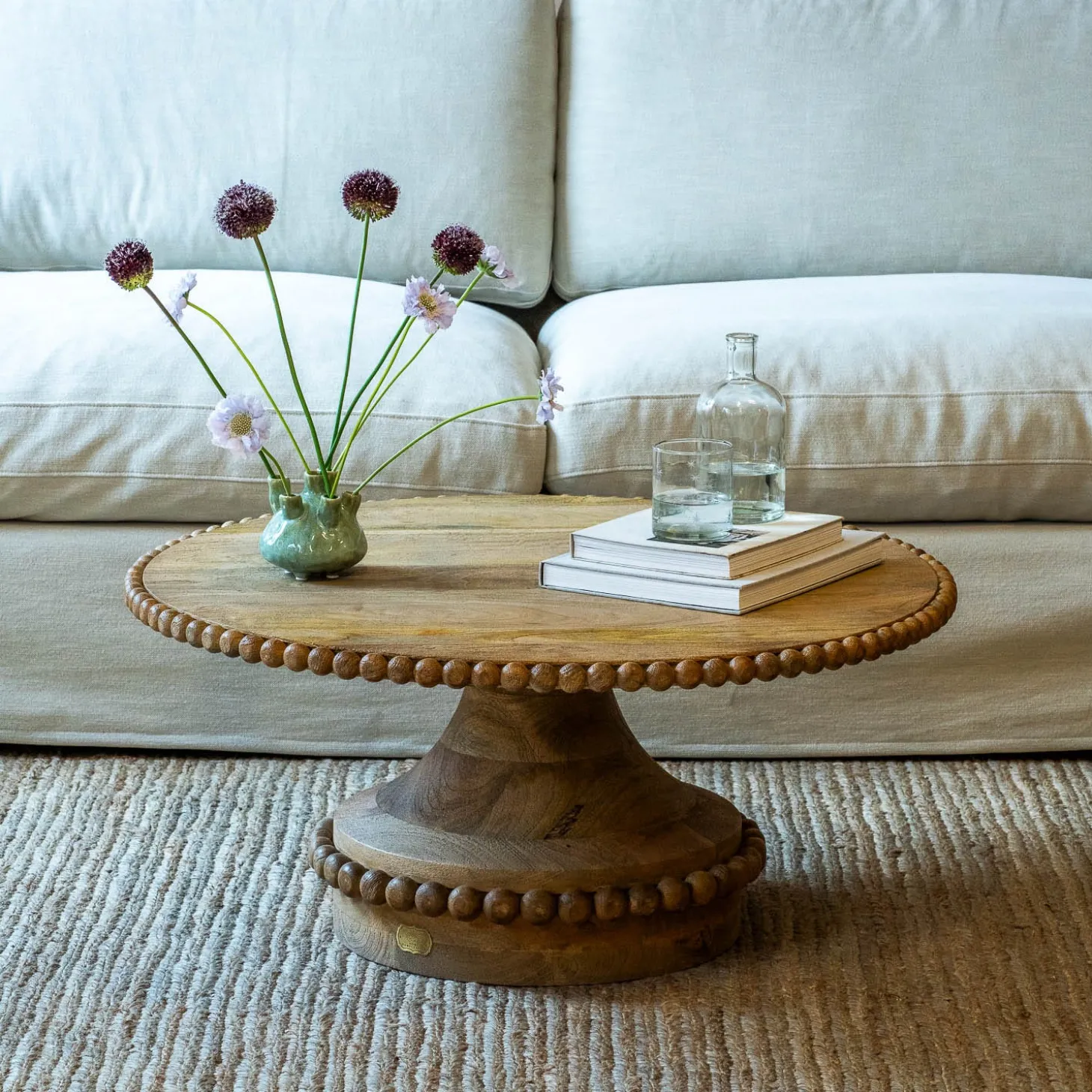 Condo Round Wooden Coffee Table