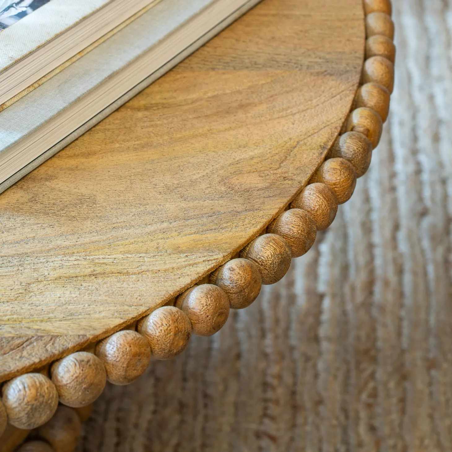 Condo Round Wooden Coffee Table