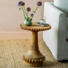 Condo Round Wooden Side Table
