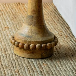 Condo Round Wooden Side Table