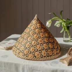 Cone Woven Bamboo Food Cover