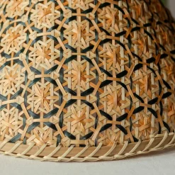 Cone Woven Bamboo Food Cover