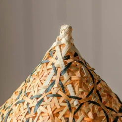 Cone Woven Bamboo Food Cover