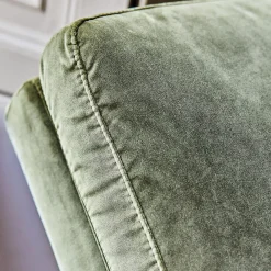 Corinne Green Velvet Chaise