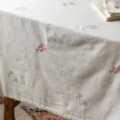 Creatures of the Sea Embroidered Table Cloth