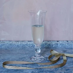 Curved French Champagne Flute