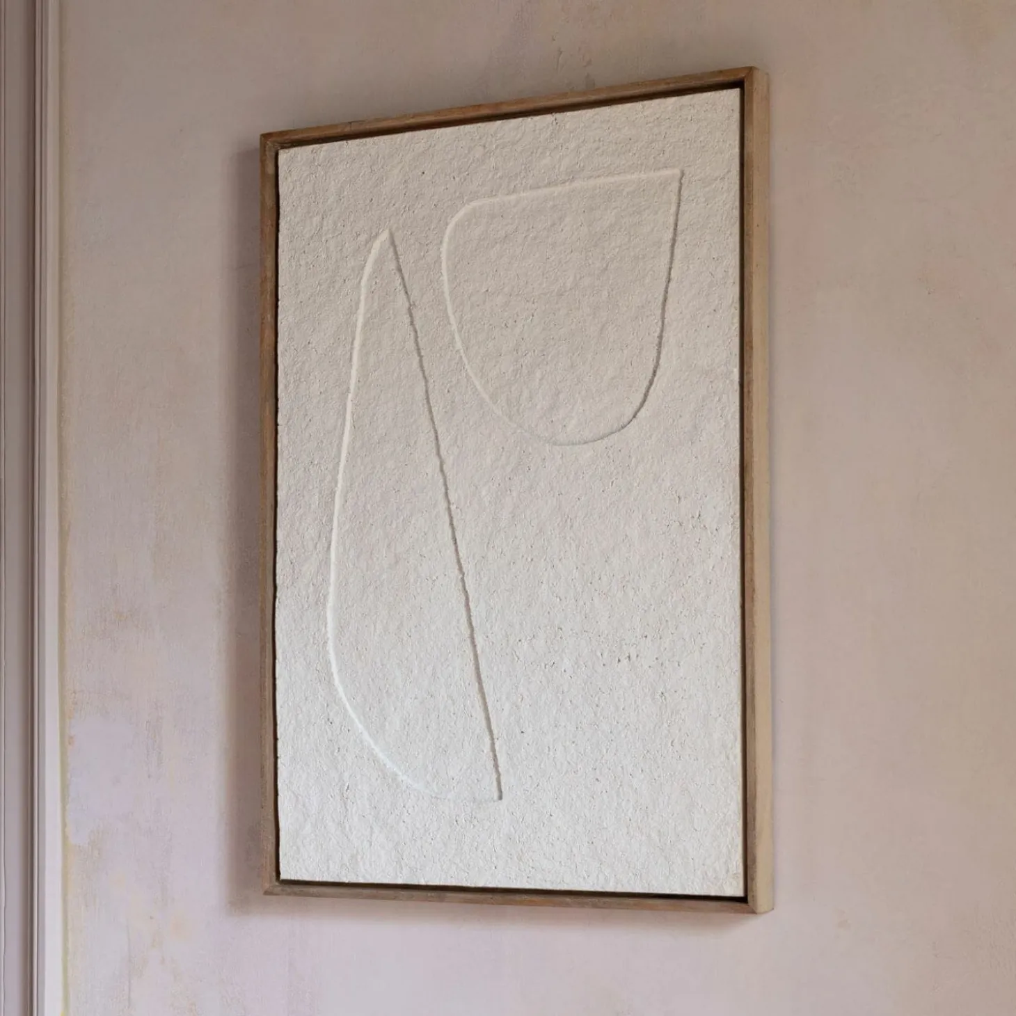 Curved Papier Mache Artwork