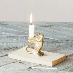 Cuthbert Mouse Candle Holder
