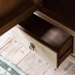 Dali Natural Linen Cupboard with Drawers