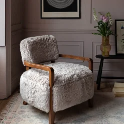 Dasha Faux Fur Armchair