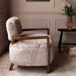 Dasha Faux Fur Armchair