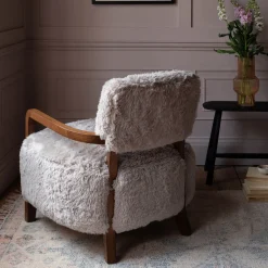 Dasha Faux Fur Armchair