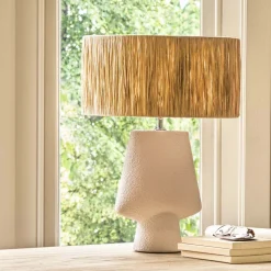 Dawson White Ceramic Lamp